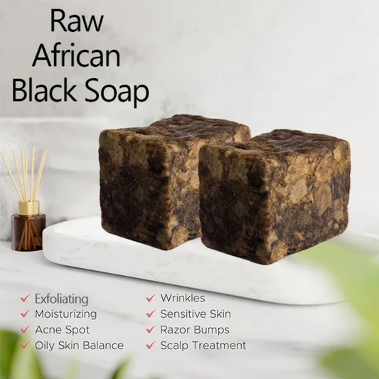 Savon noir africain Bio pour une peau douce et éclatante