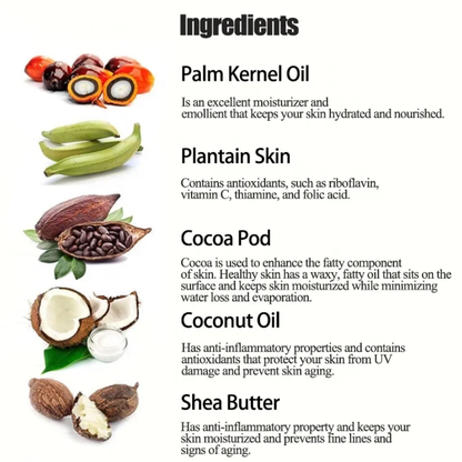 Savon noir africain Bio pour une peau douce et éclatante